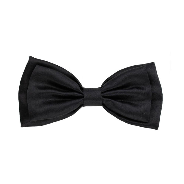 BOWTIE トレーニングサポーター ブラック Black Satin Bow Tie For Dogs & Cats - Huxley & Kent