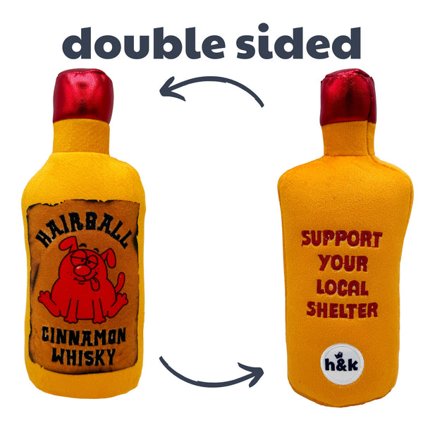 Hairball Cinnamon Whisky Dog Toy - Huxley & Kent