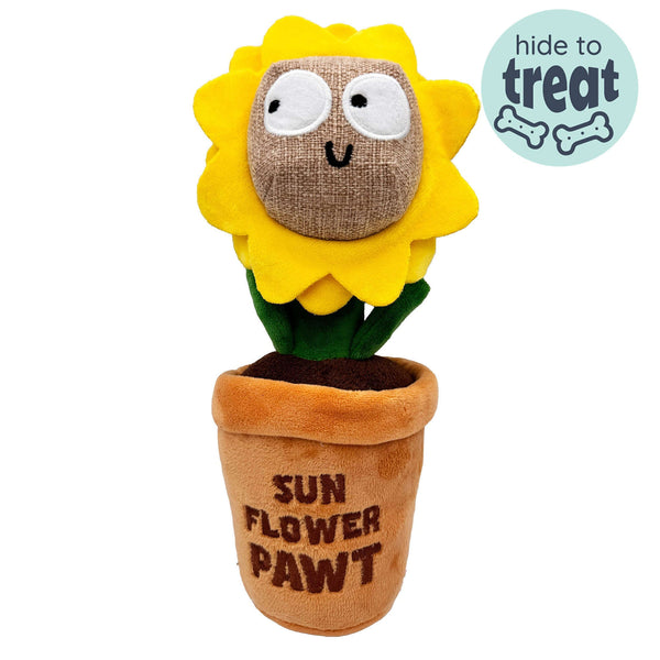 it-dogs スイートフラワーチュチュＳ Seek 'n Treat Sunflower Pawt Dog Toy - Huxley & Kent