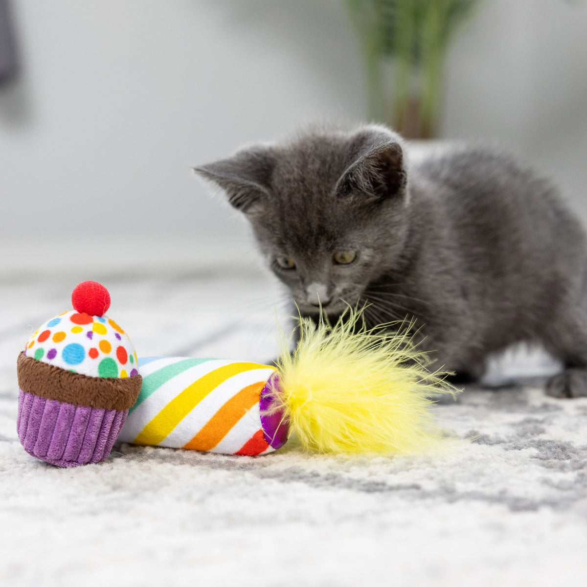 Me-Wow Cupcake & Candle 2pk Cat Toy – Huxley & Kent