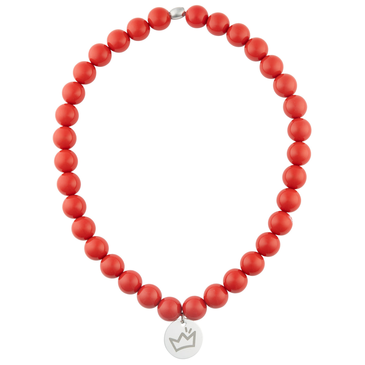 Ruby Red Beaded Necklace Huxley & Kent