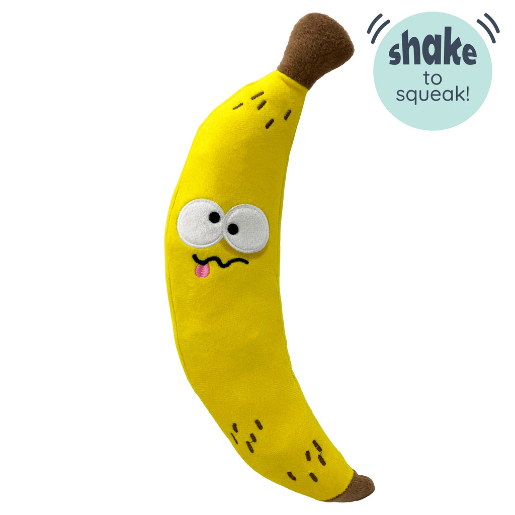 Bruiser Banana - Plush Dog Toy - Huxley & Kent