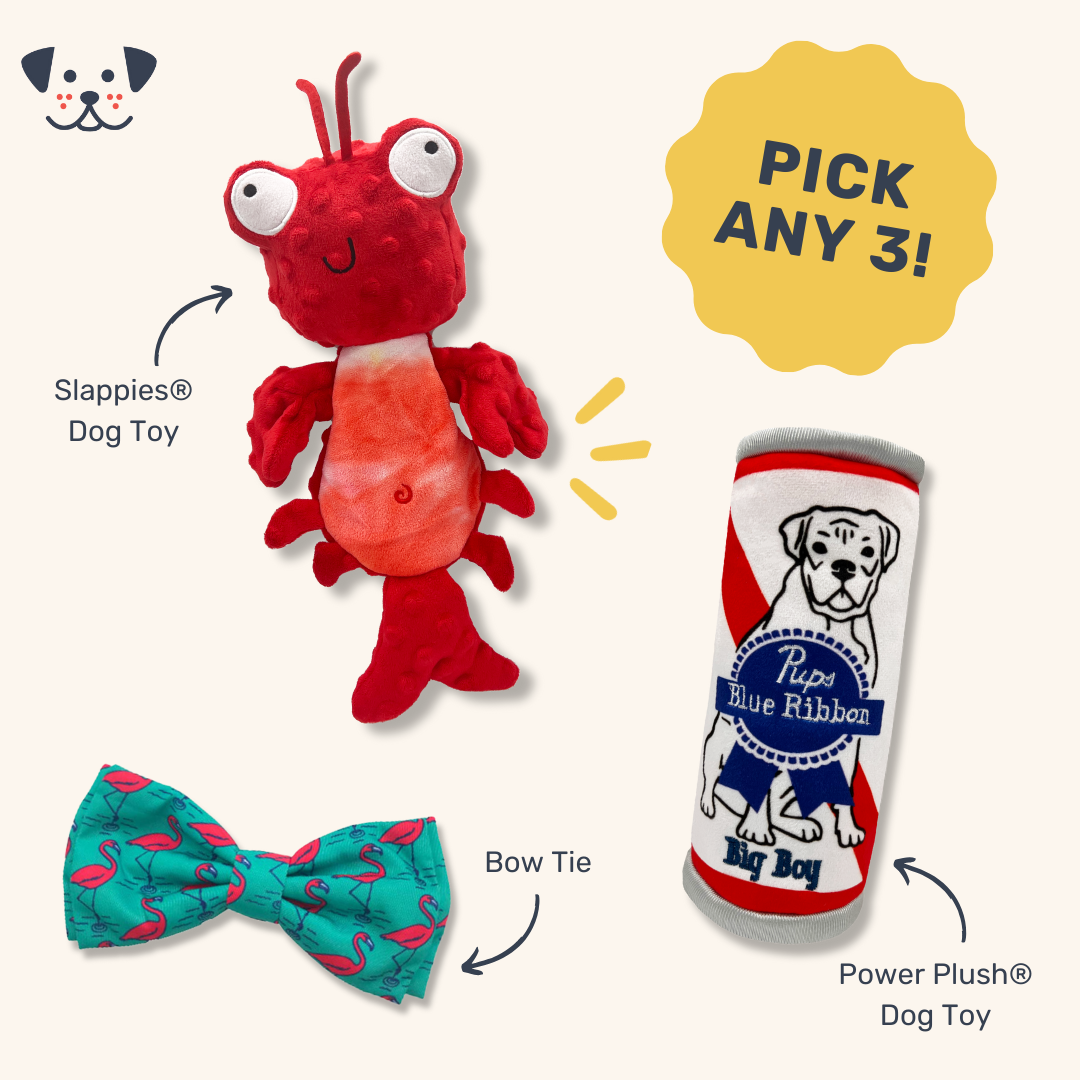 Mix &amp; Match Dog Toys and Bow Tie Bundle (FREE SHIPPING)