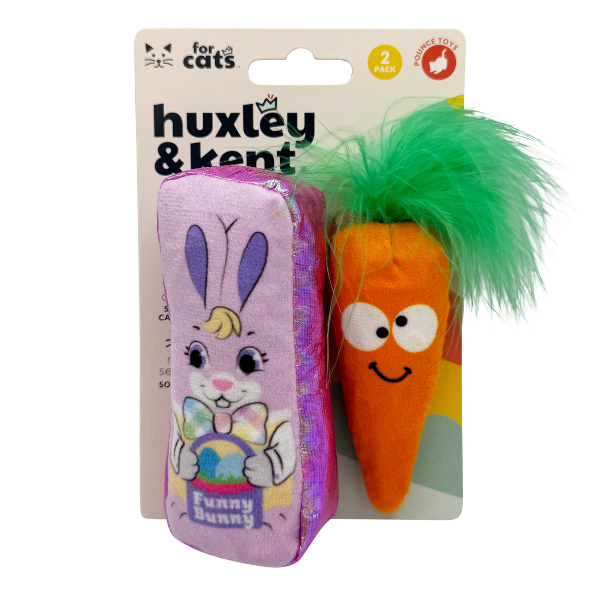 Hoppy Easter 2pk Cat Toy