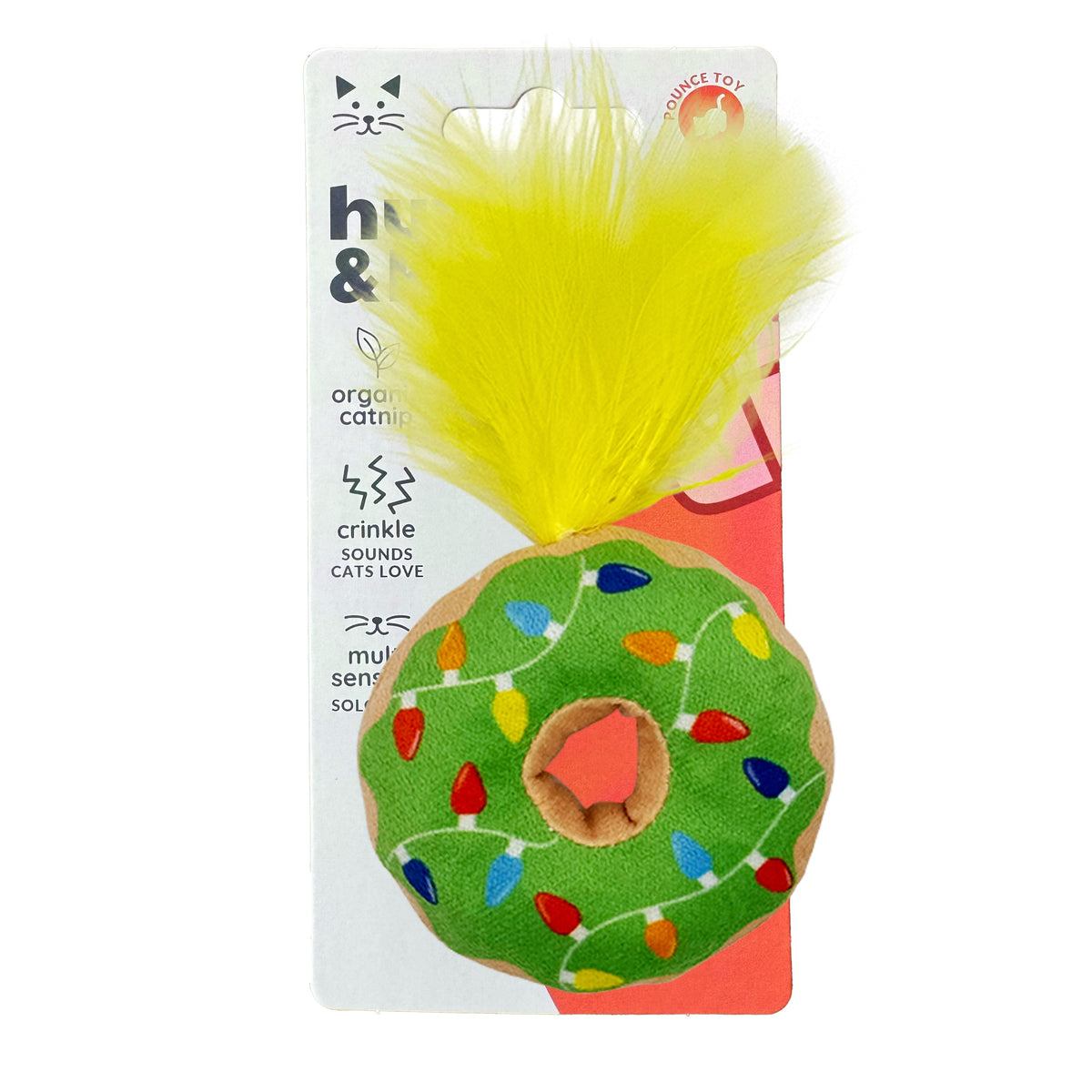 Lit Donut Cat Toy