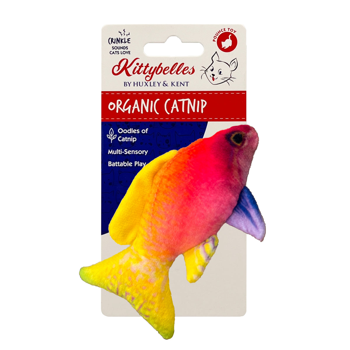 Rainbow Guppy Cat Toy