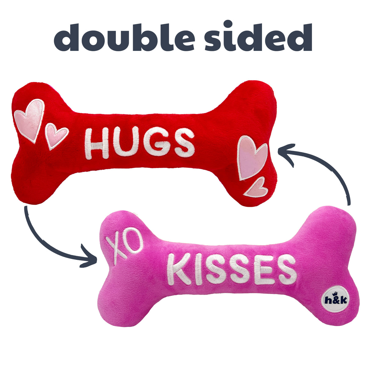 Hugs &amp; Kisses Bone 2.0 (Double Sided)