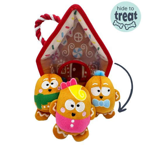 Hunt 'n Squeak G-House Dog Toy Huxley & Kent