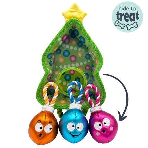 Hunt 'n Squeak Xmas Tree Dog Toy Huxley & Kent