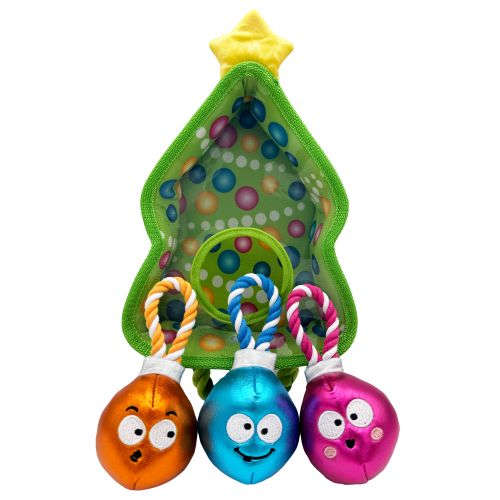 Hunt 'n Squeak Xmas Tree Dog Toy Huxley & Kent