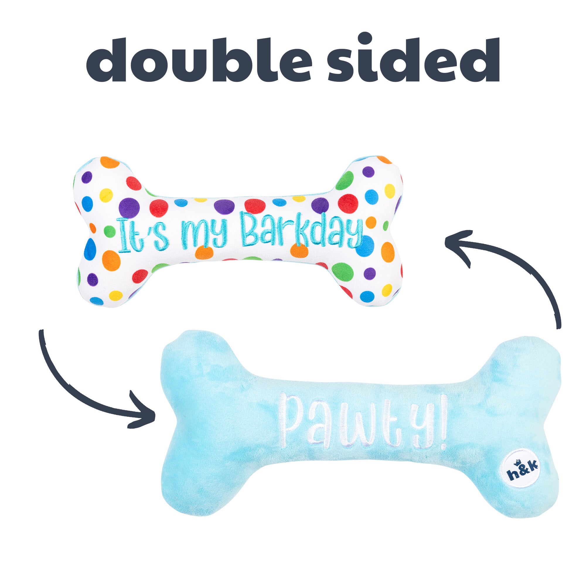 Paula McArdle シルクスクリーン　Dog and Bone Paint Splatters — Adventure Bear Collars