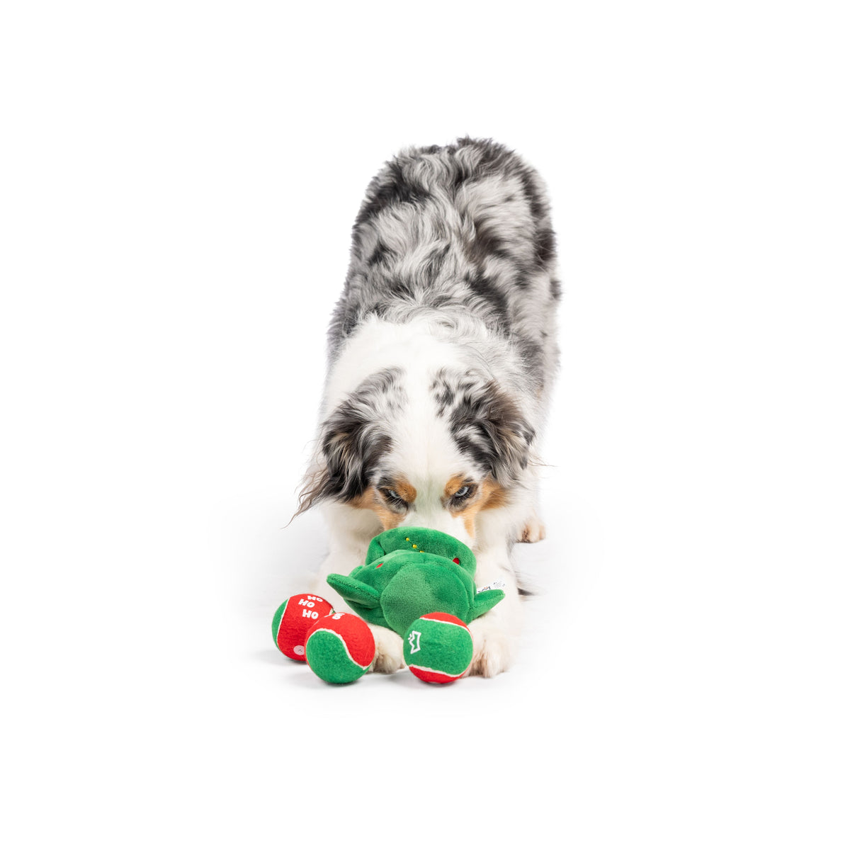 Squeak &#39;n Peek Christmas Tree Dog Toy