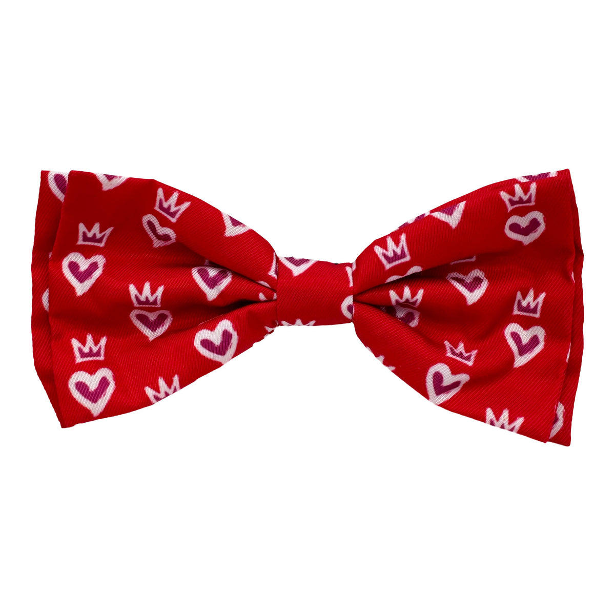 King &amp; Queen of Hearts Bow Tie