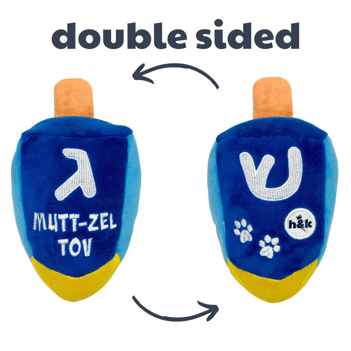 Mutt-Zel Tov Dreidel (Double Sided)