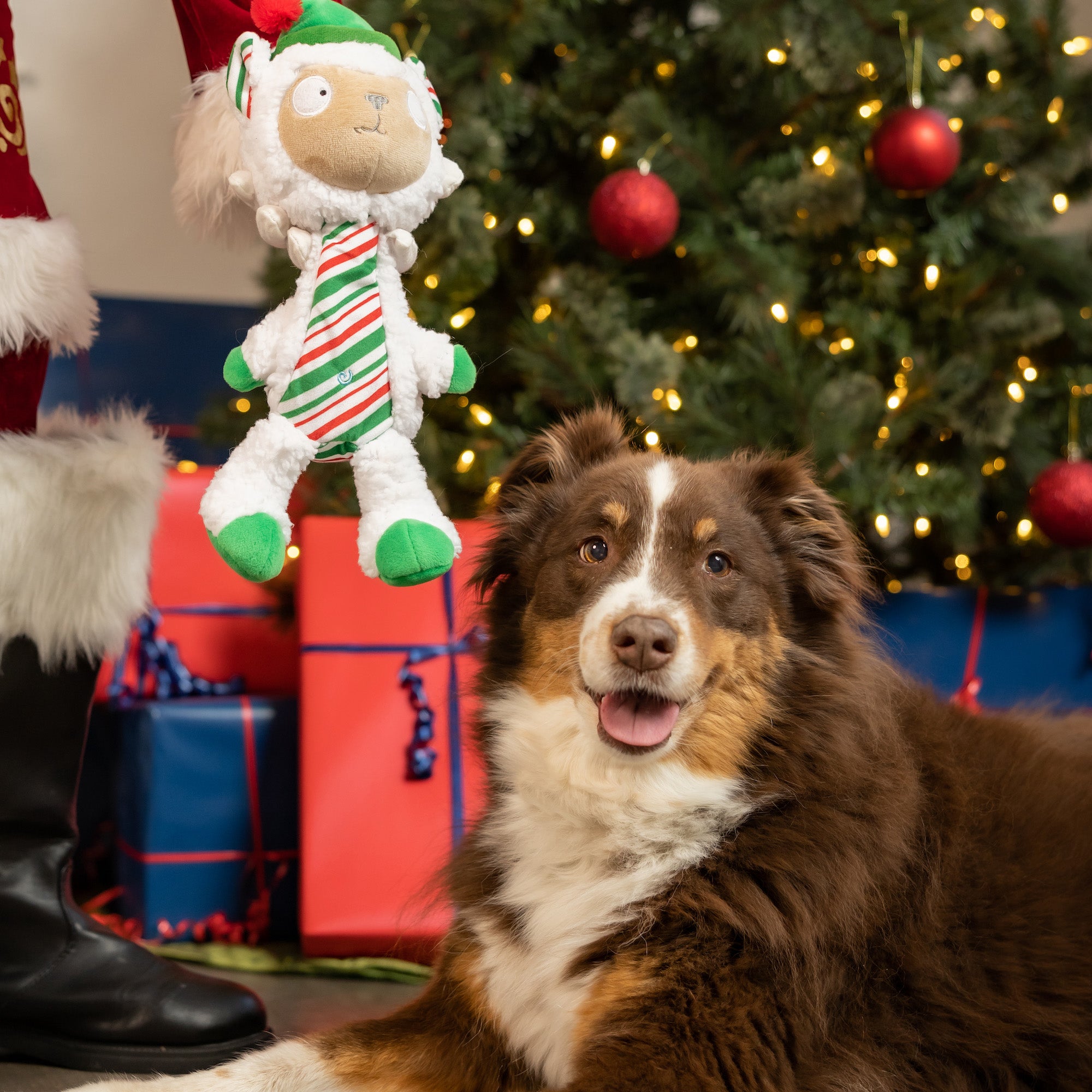 Christmas llama dog clearance toy