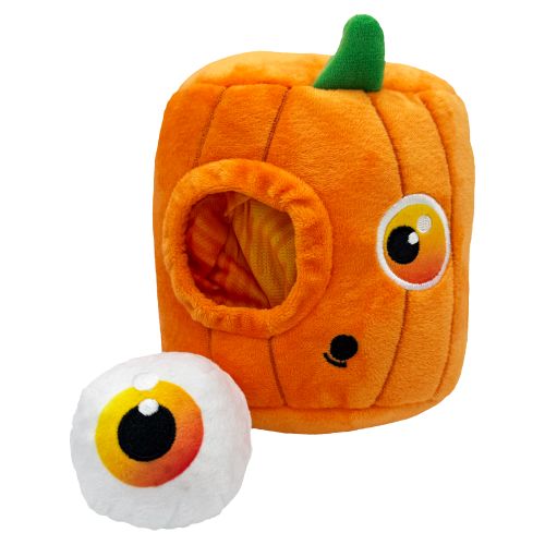 Pumpkin Pop 'n Fetch Pop-Eye Dog Toy
