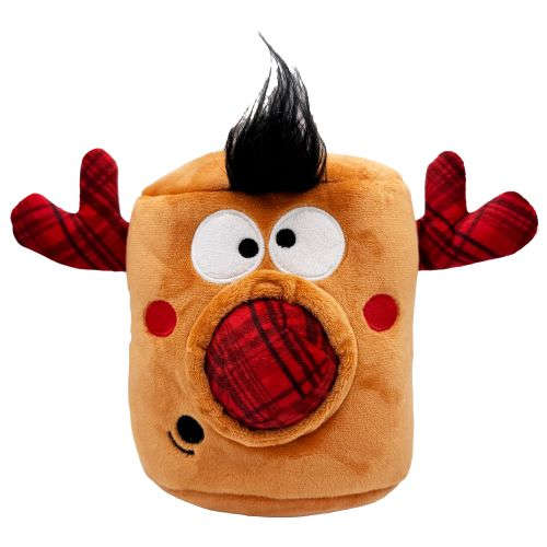 Nosy Reindeer Pop 'n Fetch Dog Toy Huxley & Kent