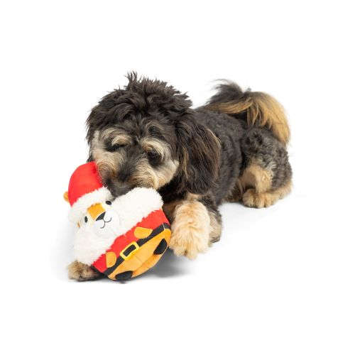 Pudgies Santa Squirrel Dog Toy Huxley & Kent