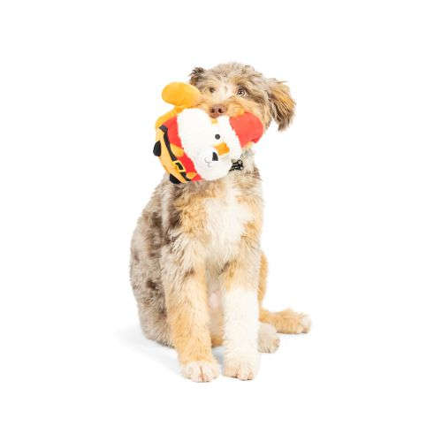 Pudgies Santa Squirrel Dog Toy Huxley & Kent