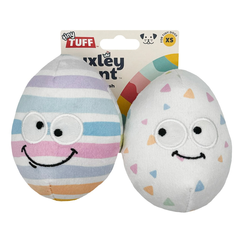 Tiny Tuff Squeaky Eggs 2pk