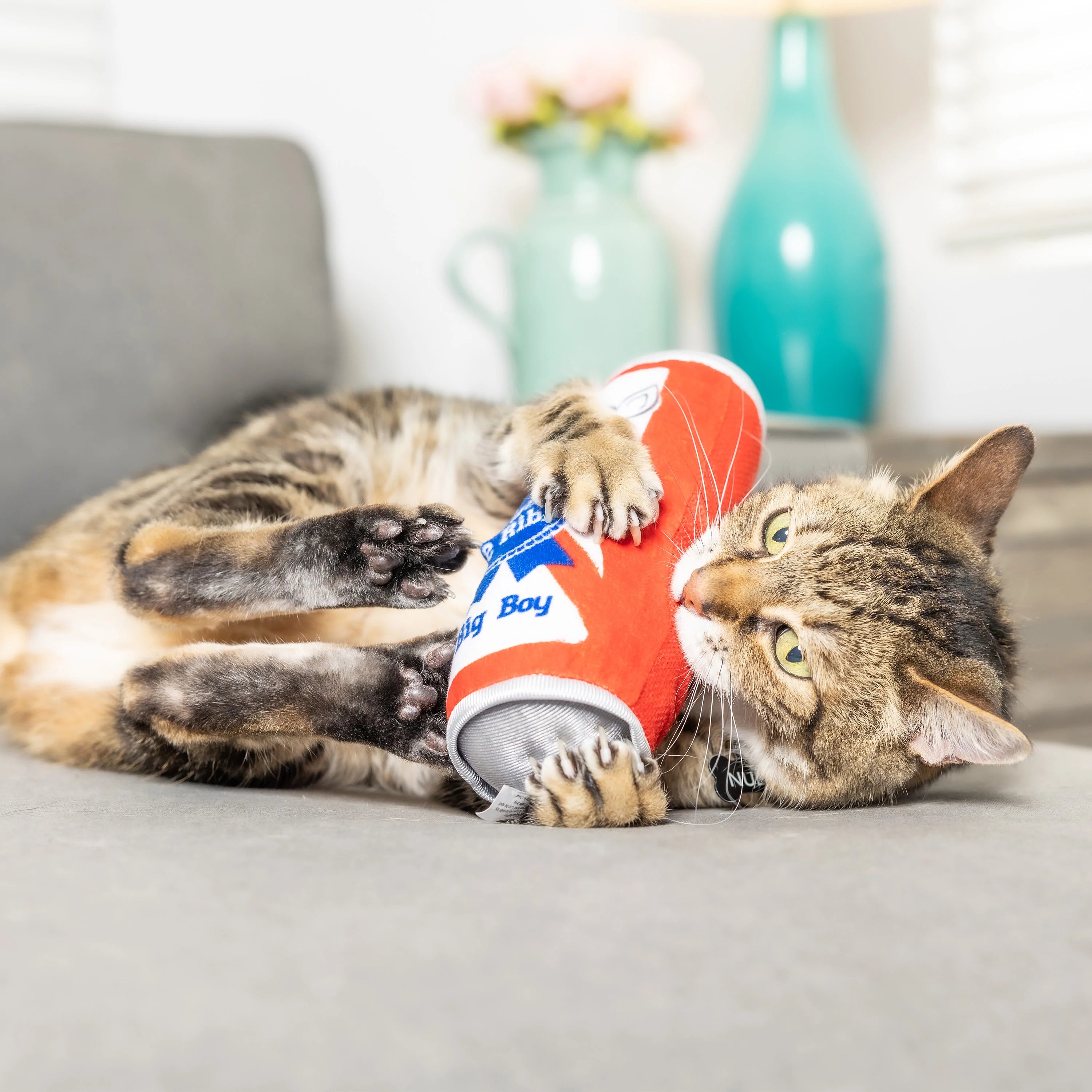 Cat ribbon toy deals