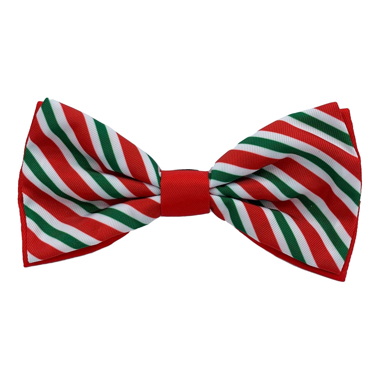 Peppermint Stripe Bow Tie