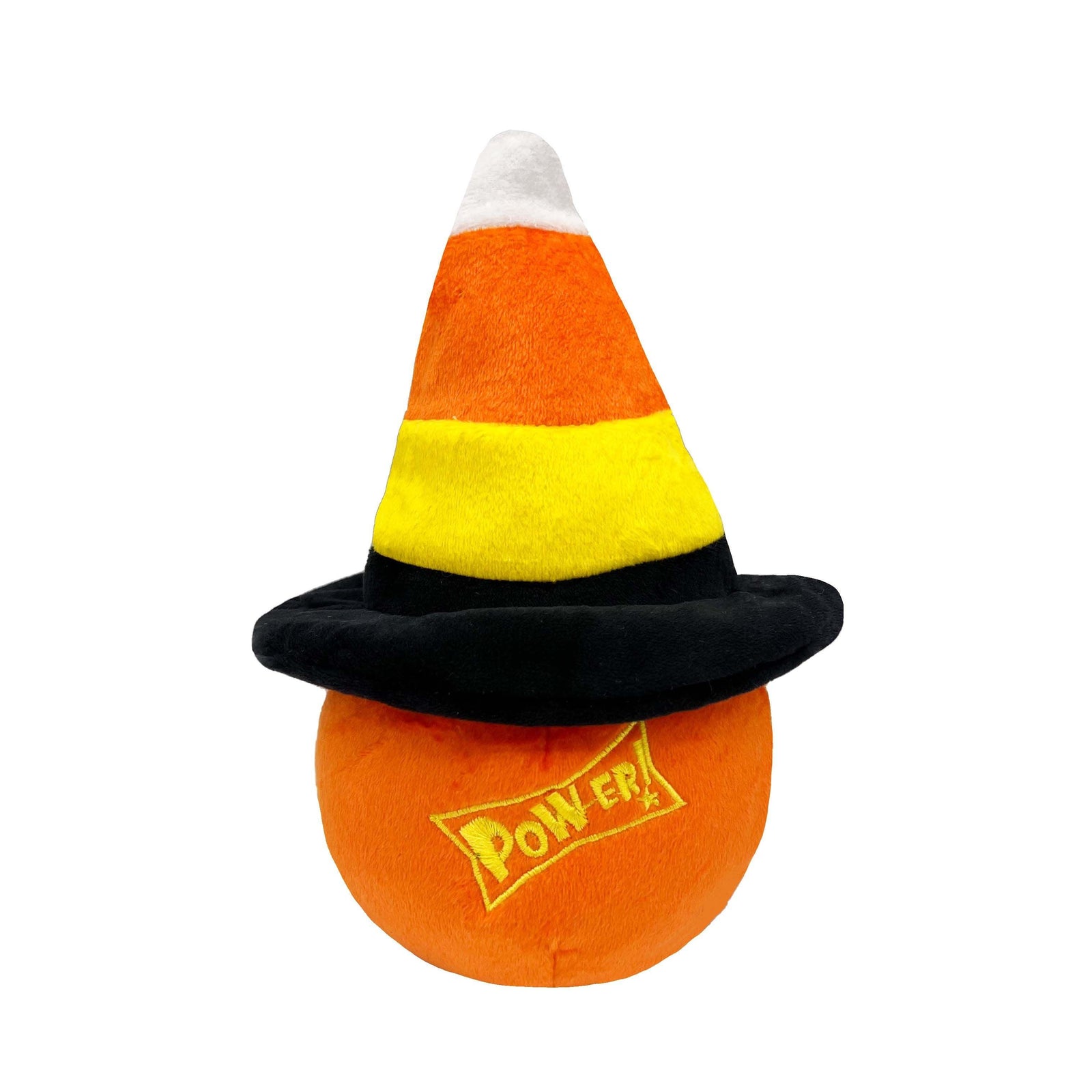 Candy Corn Gnome Powerplush Dog Toy