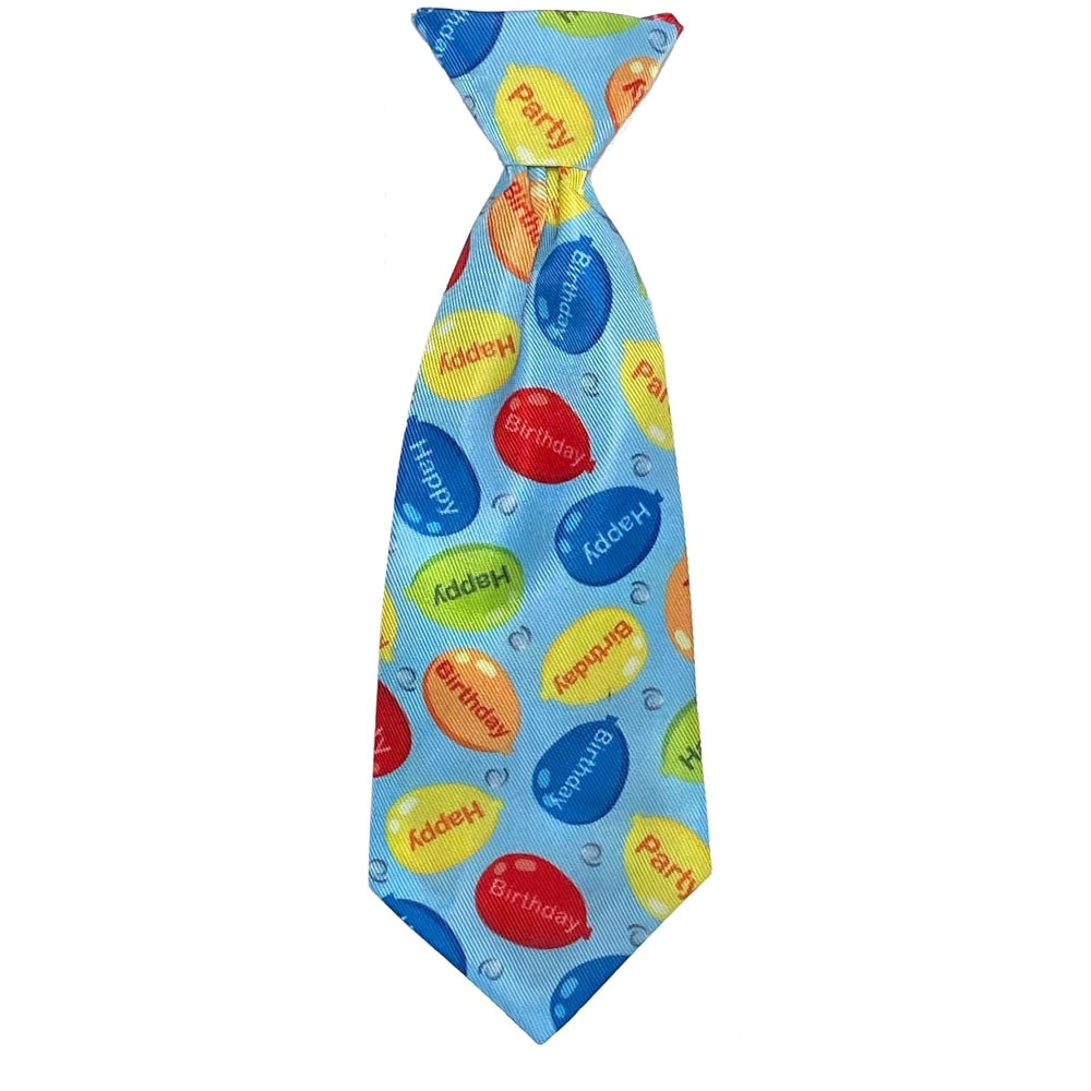 Party Time Long Tie Small / Blue